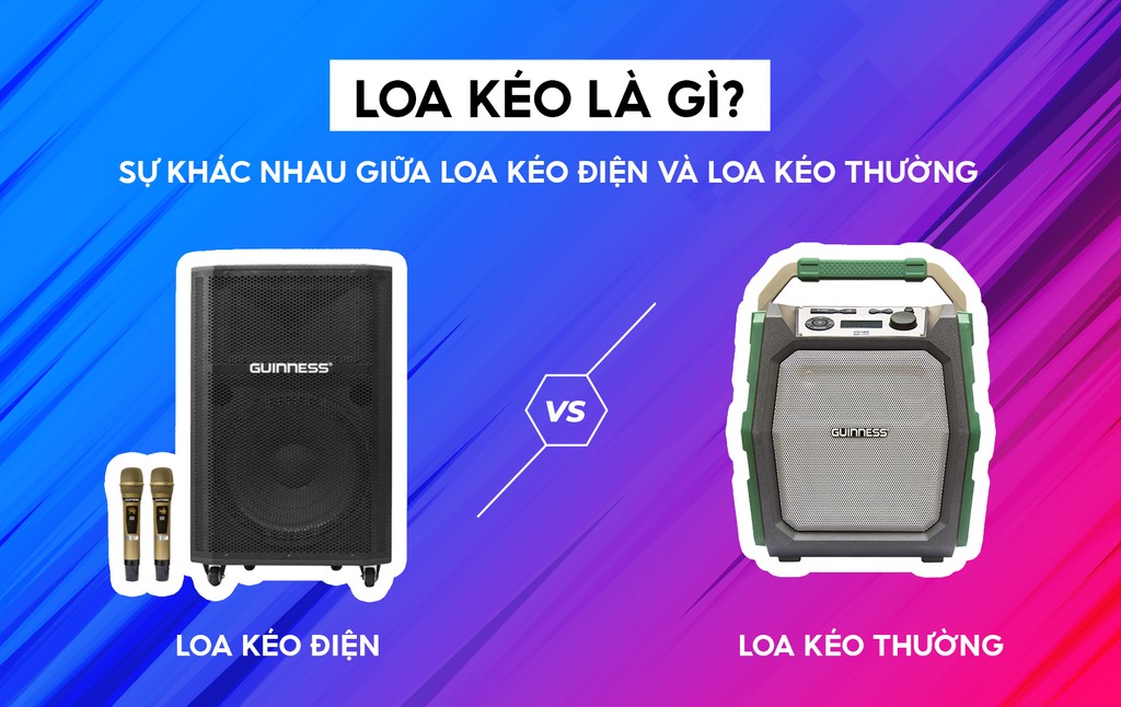 Phân biệt loa kéo điện và loa kéo thường