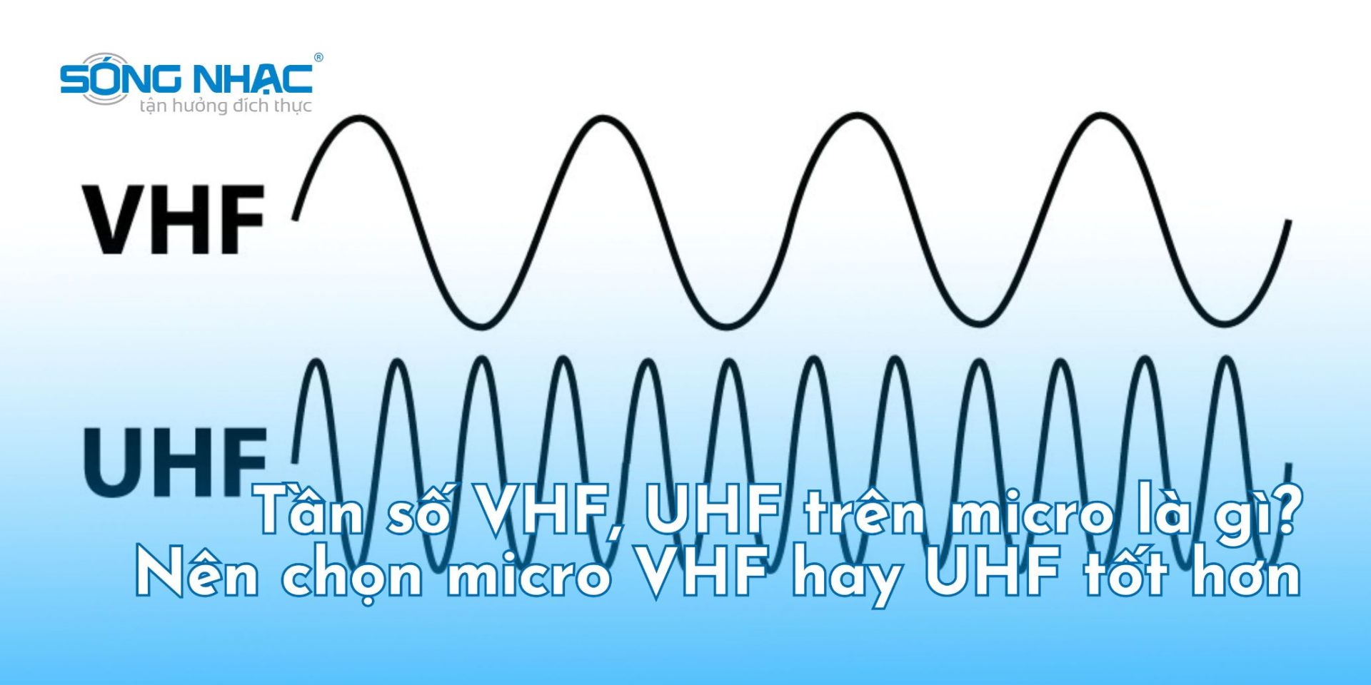Tần số VHF, UHF trên micro là gì? Nên chọn micro VHF hay UHF tốt hơn